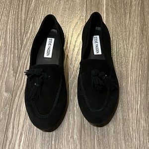 Steve Madden Helen suede tassel loafers